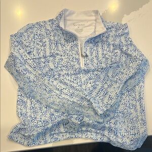 SanSoleil SOLAIR COOL ULTRA-MESH ZIP MOCK